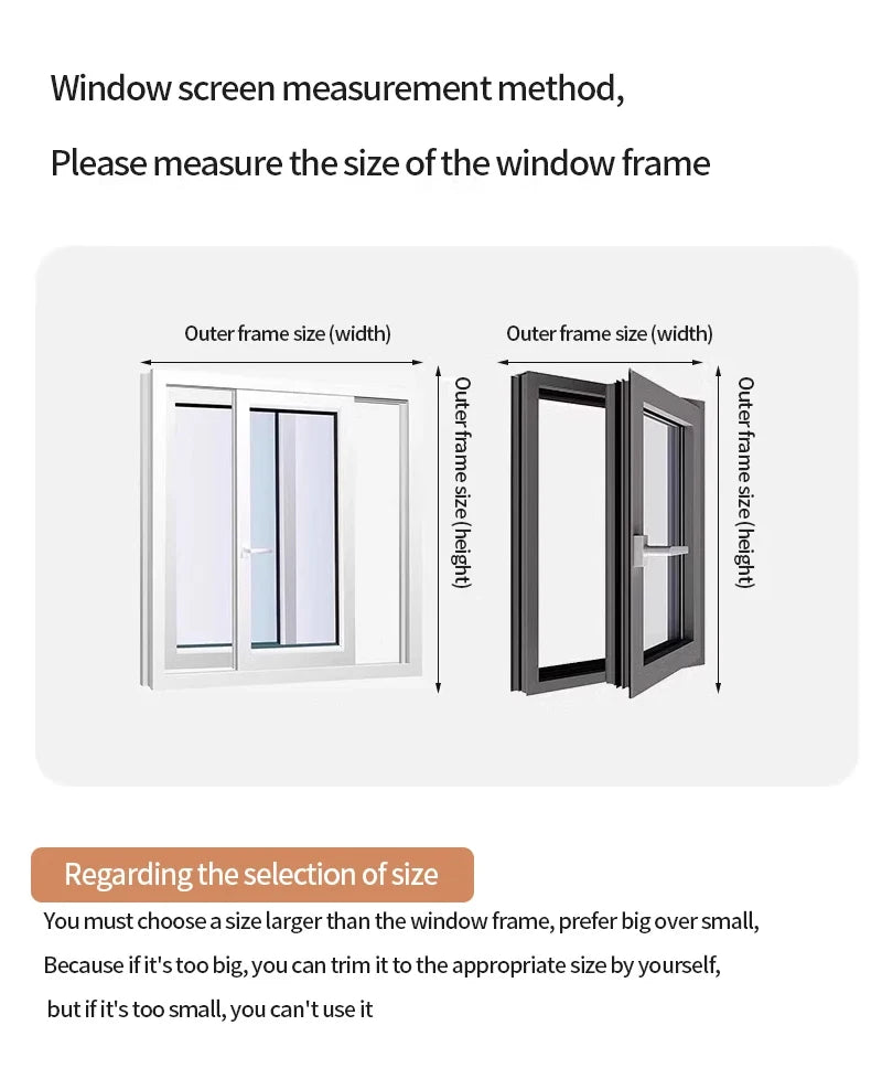Magnetisches Insektenschutzgitter für Fenster
