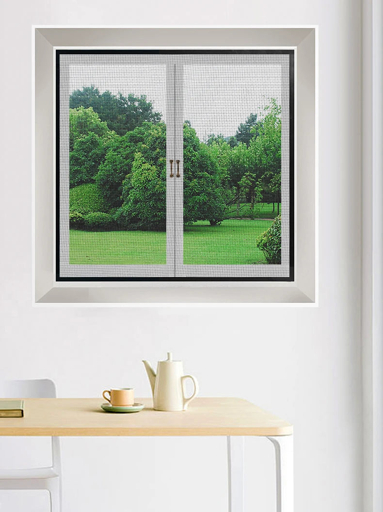 Anpassbares Mückenschutzgitter für Fenster