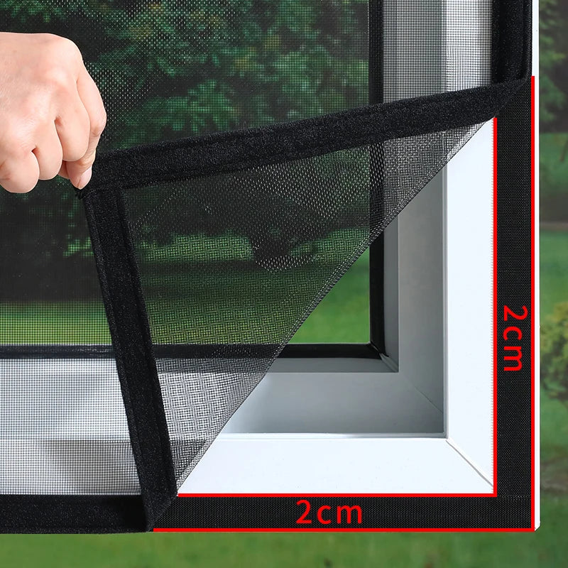 Anpassbares Mückenschutzgitter für Fenster